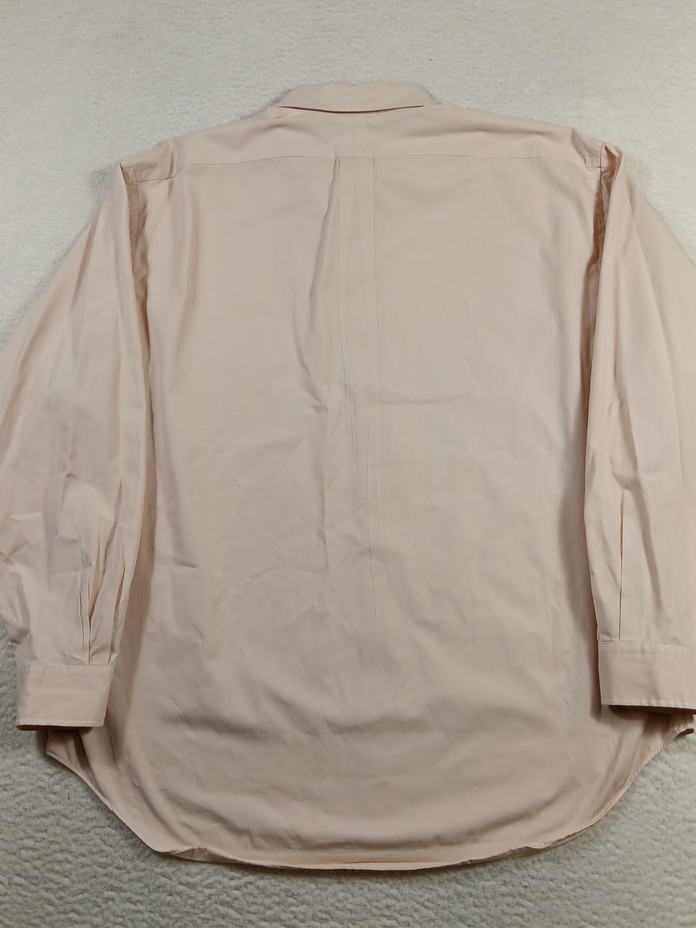 Vintage Ralph Lauren Big Shirt Mens Large Tan Long Sleeve Button Down Office - Picture 7 of 11